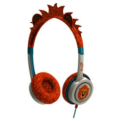 ZAGG ifrogz Little Rockerz Children's Volume Limiting On-Ear Headphones Lion